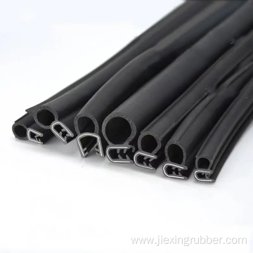 EPDM rubber seal strip with lock strip